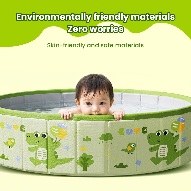 1.2-2M 대형 수영장 가족용 접이식 프레임 수영장 두꺼운 내마모성 야외 비팽창식 물 게임