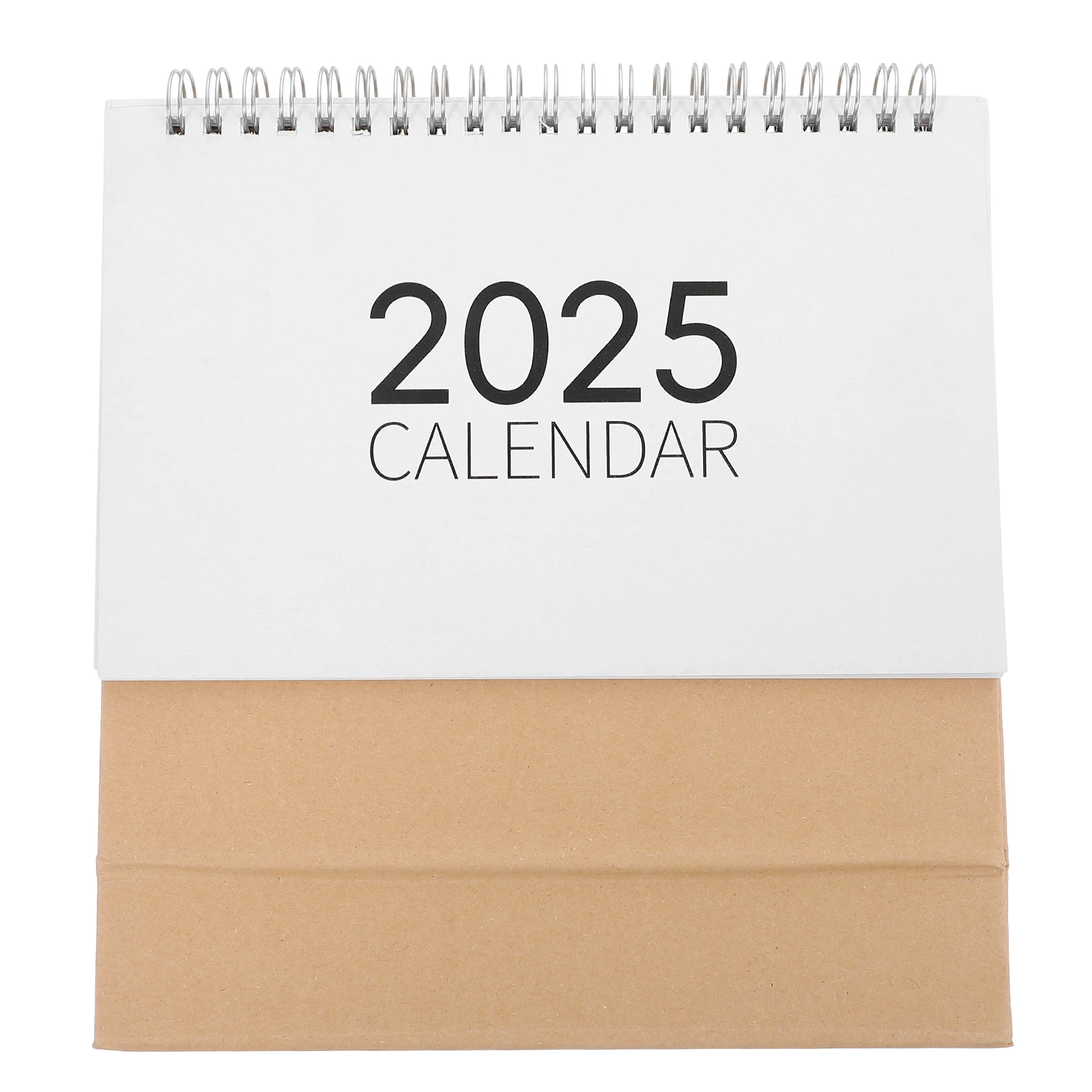 

Flip Desk Calendar 2025 Desktop Monthly Calendar Minimalist Standing Tabletop Planner for Office Home Decoration