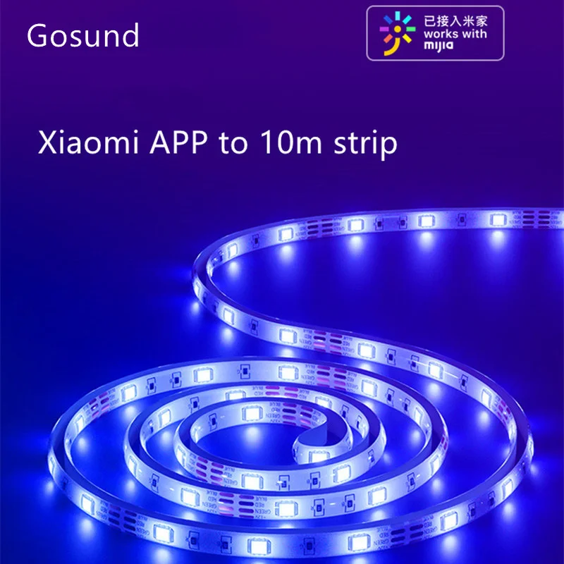Gosund RGB Strip Intelligent Light Band Colorful Lamb LED max Extention to 10M 16 Million Work for Mijia app