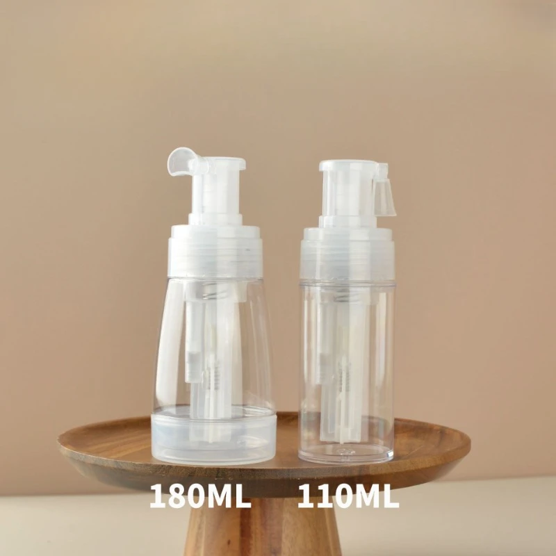 110ml/180ml Powder Spray Bottle Refillable Cosmetics Bottles Clear Spray Applicator Portable Detachable Travel Containers