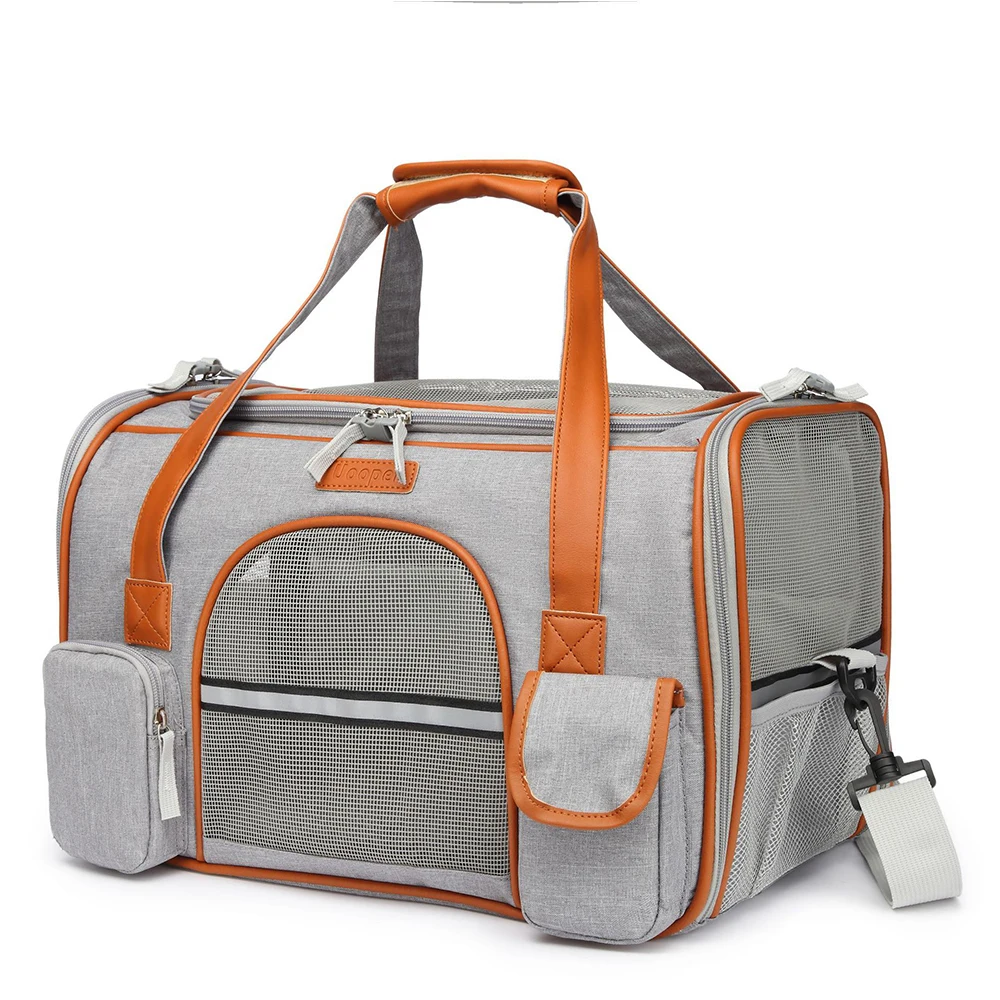 

Cat Bags Portable Dog Carrier Bag Mesh Breathable Bags for Small Animal Foldable Cats Dogs Kitten Handbag Travel Pet Bag Handbag
