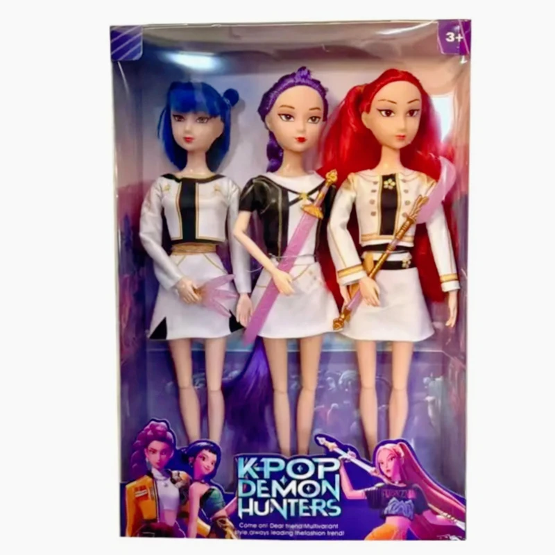 2026 New Music Style Demonic Group Anime Figure Rumi Mira Zoey Action Figure Cosplay Doll Cute Gift for Kids Birthday Gifts view 6