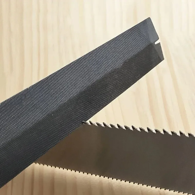 Diamond Rhombic Saw File Triangle Metal File Bearing Steel Wood Rasp for Sharpening Saw Blade Woodworking Tools