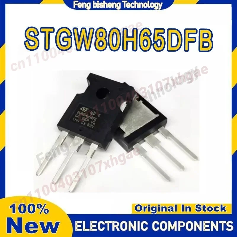 10 SZTUK 100% Nowy STGW80H65DFB GW80H65DFB TO-247 Chipset