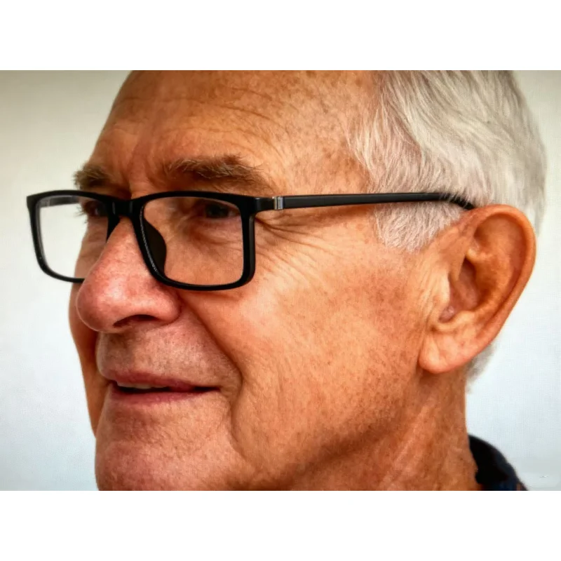 

New Retro Fashion Reading Mirror Men's Classic Square Frame TR90 Anti Blue Light Presbyopia Glasses for Man