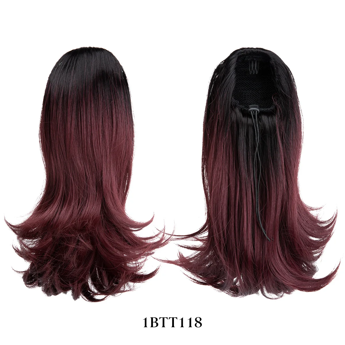 European and American High Ponytail Wig, Synthetic Braid, High-temperature Fiber, Women's Hair, High-end Feel