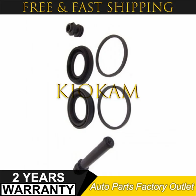 لميتسوبيشي باجيرو طقم تصليح الخلفية مونتيرو III 3rd IV 4th 1 مجموعة الجبهة الفرامل الفرجار مجموعة سدادات مانعة للتسرب MR407427