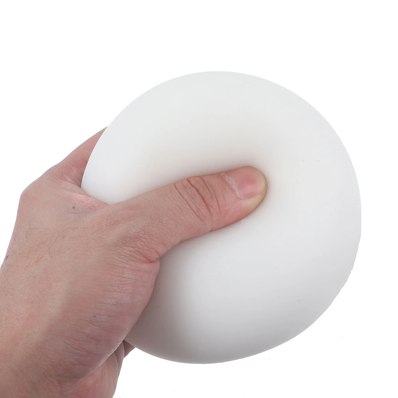 Steamed Bun Shape Squeezing Ball Relief Squeezing Toy Stretchy Steamed Bun Hand Sensory Toy Elastic Fidget Toy