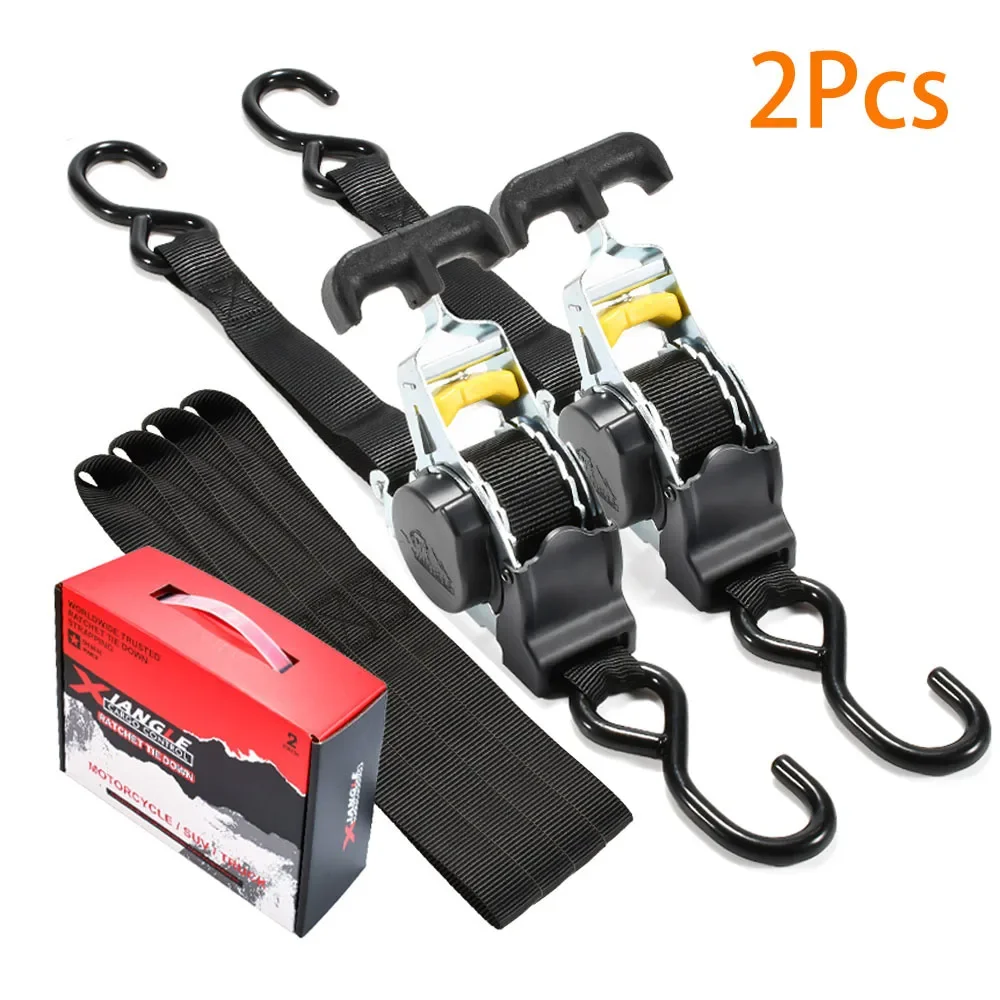 

Набор из 6 предметов Т-образный ремень с пряжкой Грузовой ремень Грузовые аксессуары для грузовых автомобилей Металлическая пряжка Буксировочный трос Прочная храповая механизм для багажа