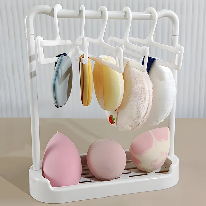 5 stücke Make-Up Werkzeuge Trocknen Rack Schönheit Schwämme Kosmetik Pulver Puff Lagerung Aufhänger Reise Tragbare Multifunktionale Organizer