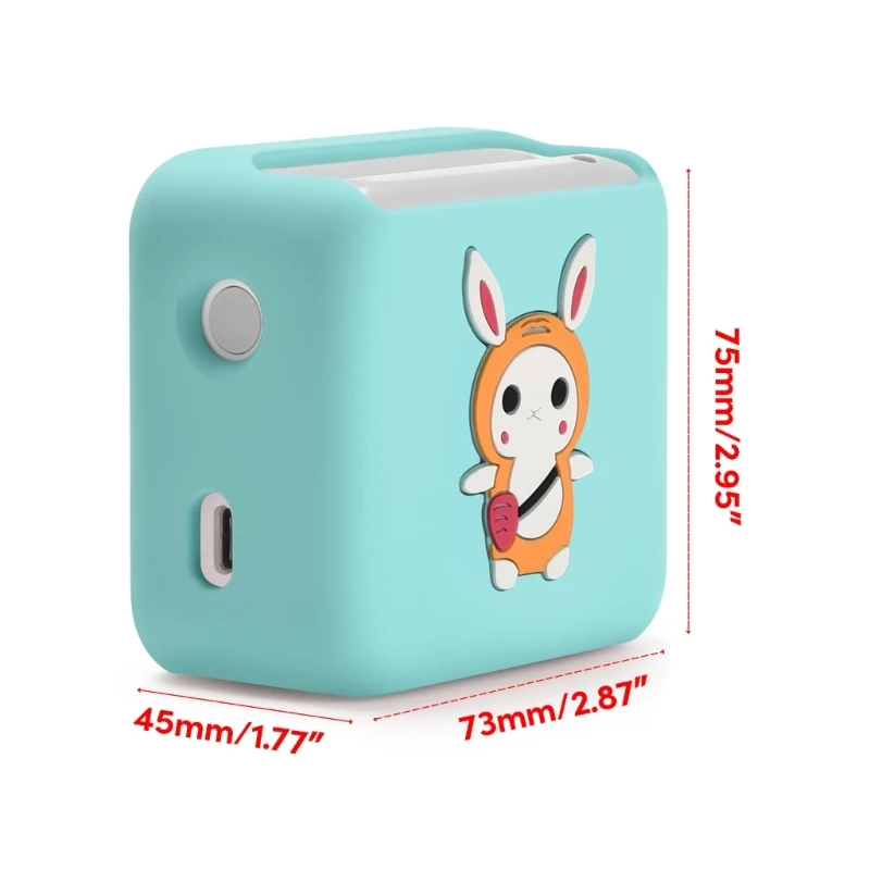 غلاف صديق للبشرة لجهاز Yoto Mini Kids Audios Player، هيكل مضاد للخدش دروبشيب