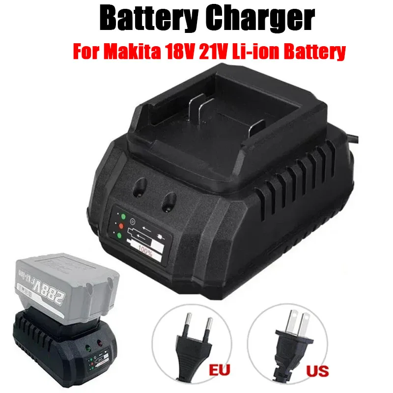 

For Makita Model 18V 21V Battery Charger Replacement Li-ion BL1415 BL1420BL1815 BL1830 BL1840 BL1860 Electric Drill Grinder