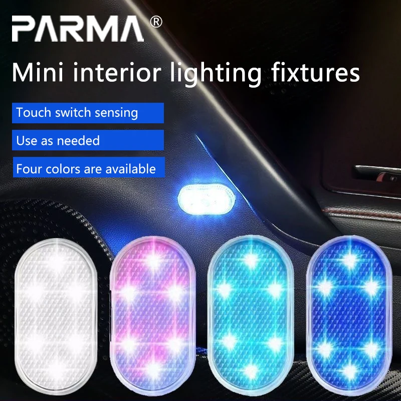 Upgraded car lighting, reading light, led atmosphere, touch sensor, usb charging, car roof emergency light