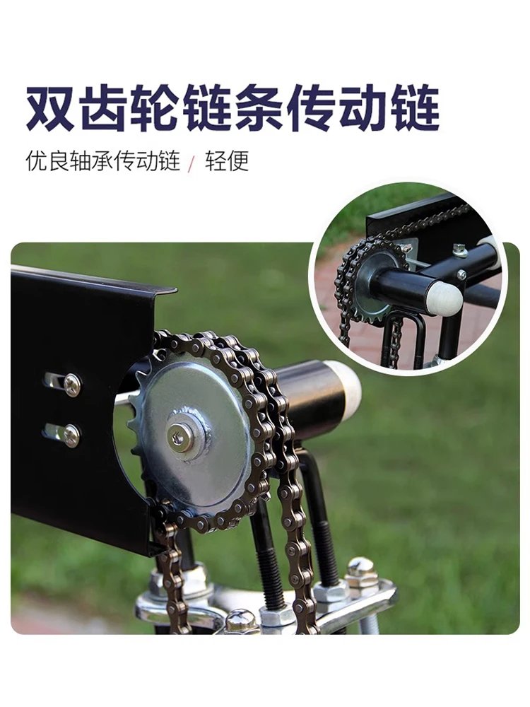 Household elderly disabled transportation rehabilitation exercise hand tricycle light folding car