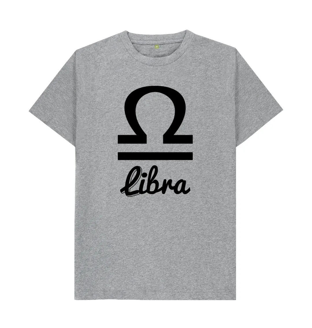 HOROSCOPE T SHIRT LIBRA ZODIAC STAR SIGN BIRTHDAY Minimalist trendy printed T-Shirt Interesting zodiac t-shirt