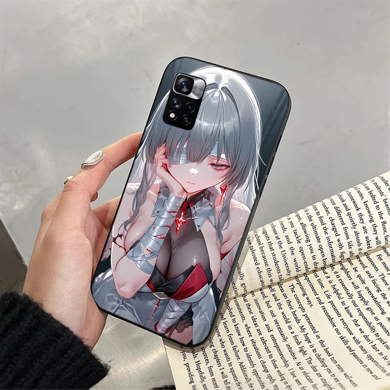 

Phone Case For Xiaomi Redmi note 14 Pro 14 13 12 11 10 Pro 14S 12S 11S Redmi 14C 13C 10 Anime kawaii girl