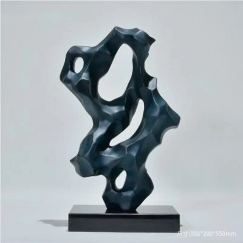 Fiberglass sculptures, customized abstract artworks, hotel model rooms, modern home accessories