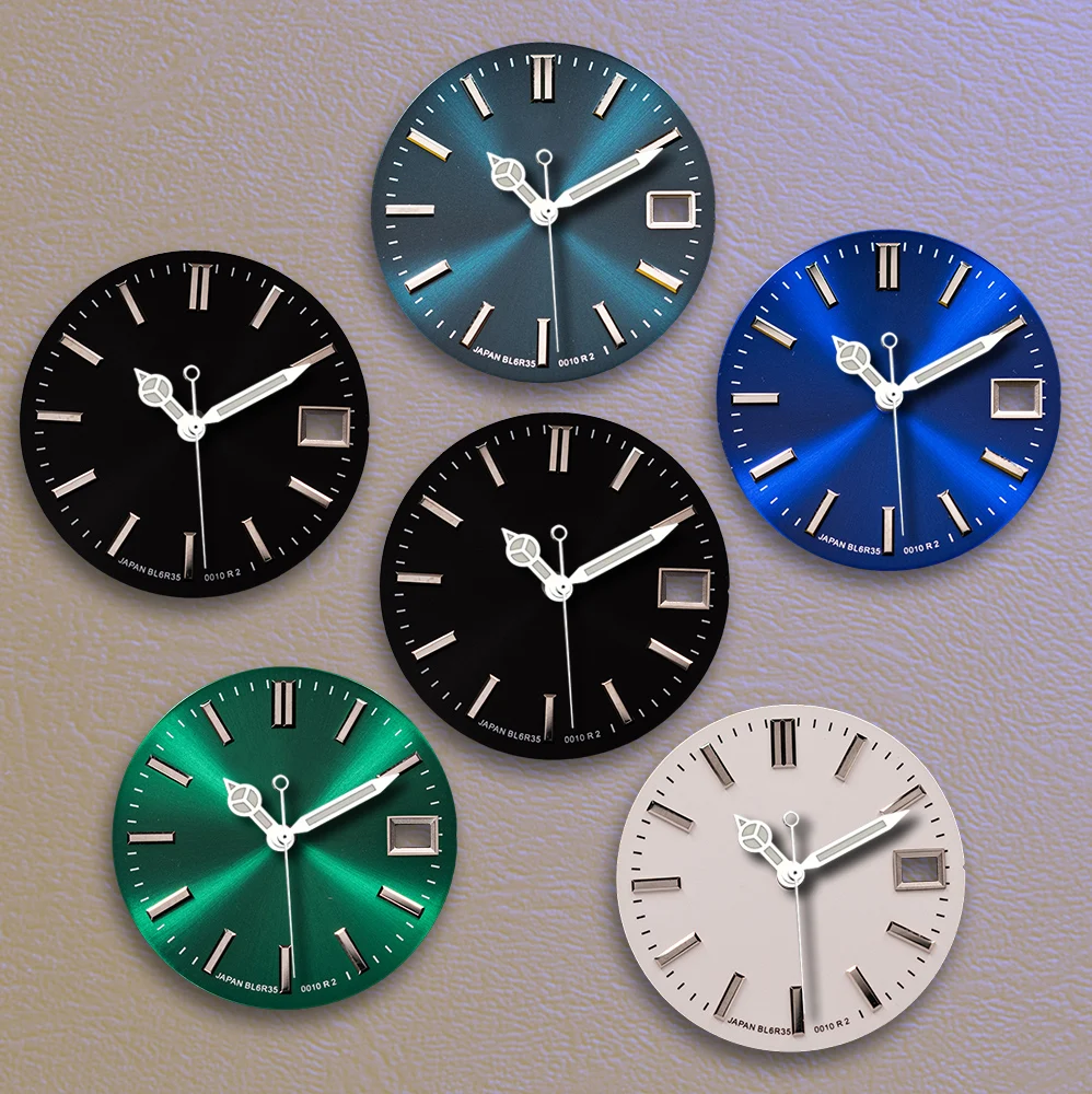 

Sell Like Hotcakes 28.5mm G-S Logo Sunlight Dial No Noctilucent Suitable for NH35/NH36 Movement Watch Modification Accessories