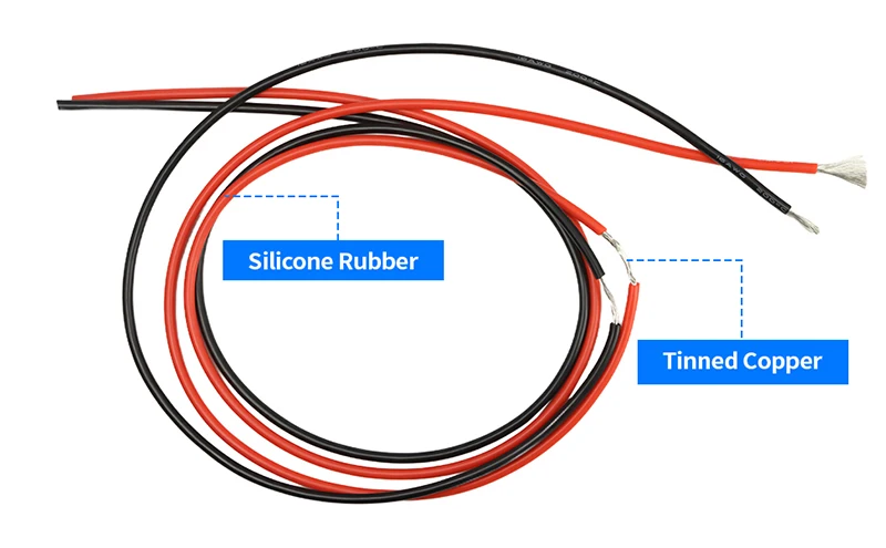 Silikonkabel-Set 5 Farben in Box 30 28 26 24 22 20 18 16 AWG Hitzebeständiges Flexibles Verseiltes Verzinntes Kupfer Elektrokabel – Detail 3