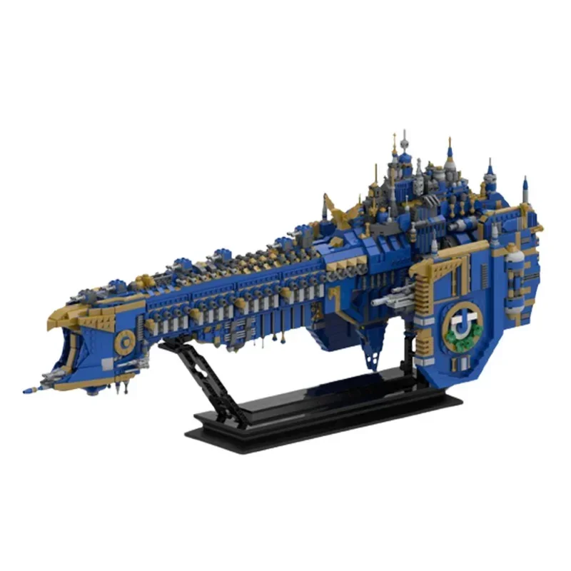 Bricklink Ideas Battlefleet Gothic Ships Space Game Macragge's Honour Gloriana Class Battleship Sets Building Blocks Toys Gift