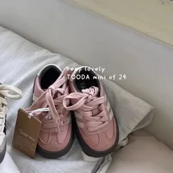 Babys çocuk yumuşak taban alt nefes çocuklar moda Sneaker erkek ve kız kanvas ayakkabılar çocuk okul performans ayakkabıları