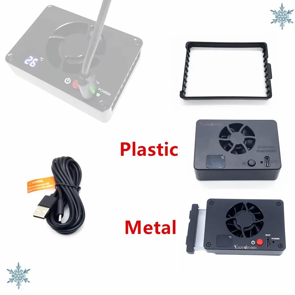 Ventilador de refrigeración, radiador de cámara para Canon EOS RP R5 Mark II R6 R8 R10 R50, Enfriador de transmisión en vivo