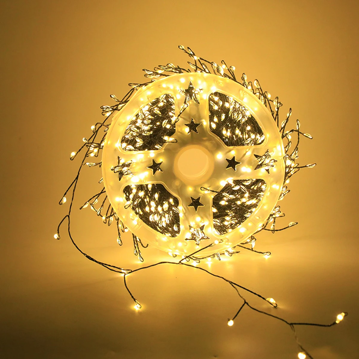 6M/75M Firecracker String Lights Cluster Fairy Light Christmas Garland LED For Wedding Party New Year Christmas Tree Decor Lamps