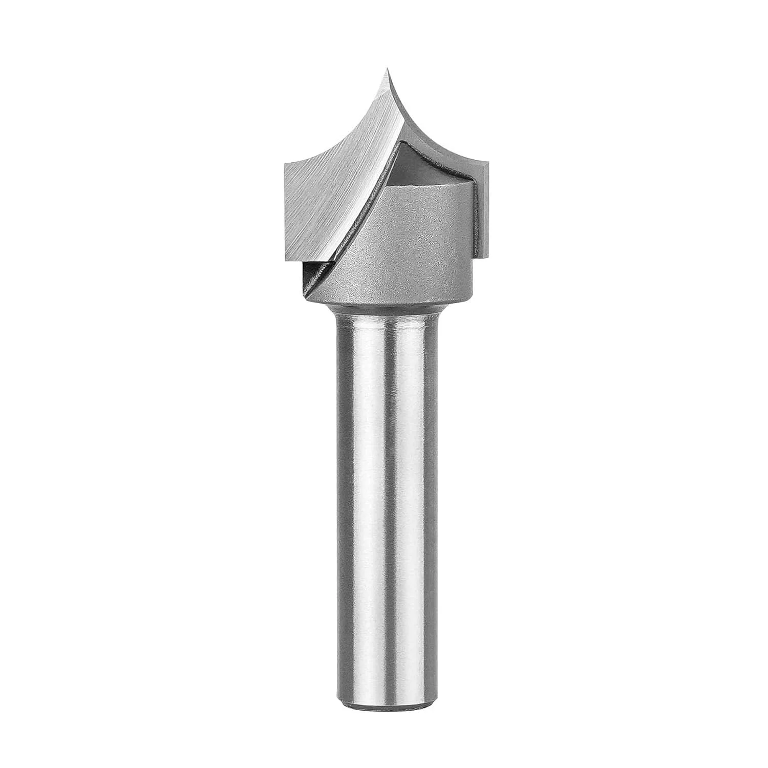 Dreanique 8mm Roundover Cutter for Cutting Shank Tips with 16mm Radius 8mm Carbide Bits 2 Flute Tips and Round Edges
