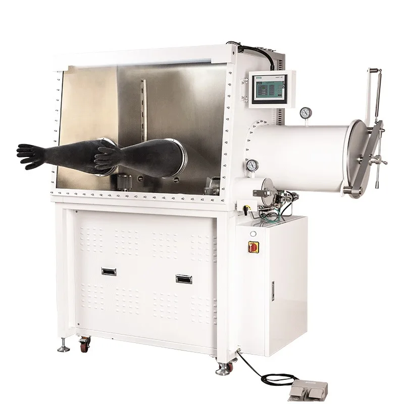 System test box, anhydrous and oxygen-free regeneration and purification glove box