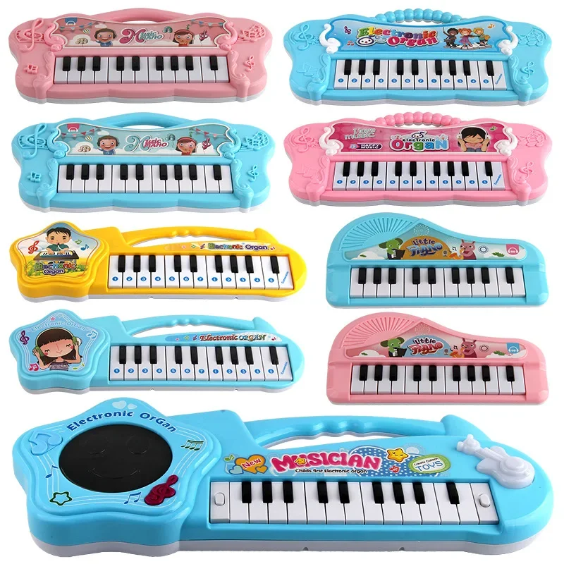 Piano Musical Toy Sound Keyborad Electic Flashing Music Instrument Developmental Early Educational Toys For Kids Children