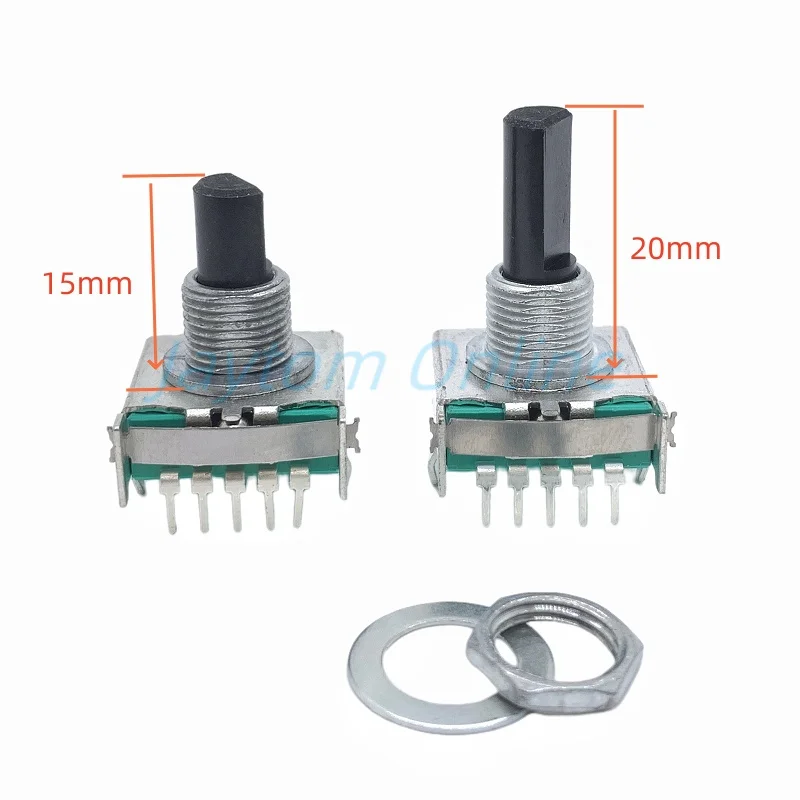 2pcs RS17 Rotary Switch 1 Pole 3 4 5 6 7 8 Positions Small Household Appliance Conversion Gears Switch 10Pins 15/20MM Shaft