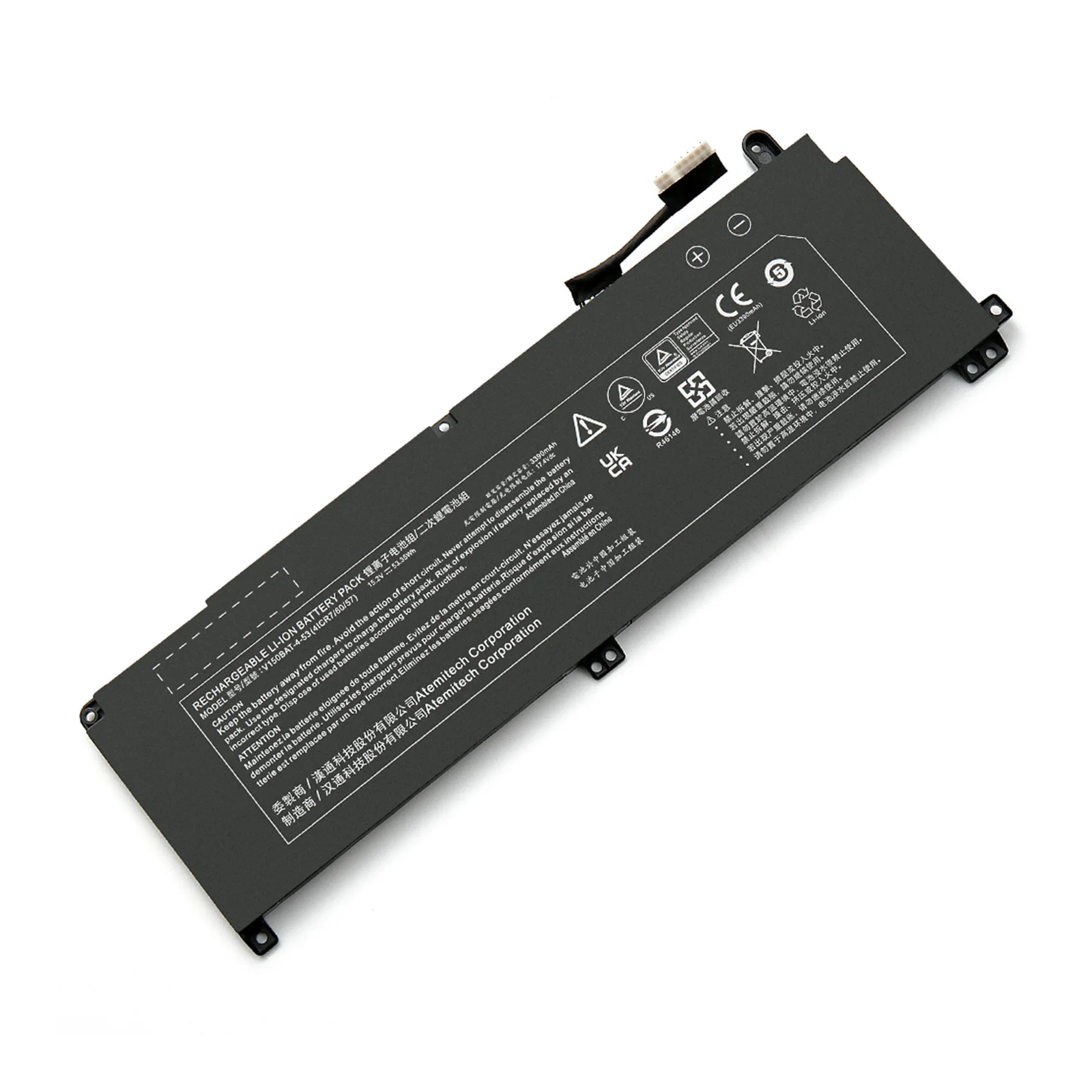 BVBH Ordinateur Portable Batterie Pour CLECalculator V150BAT-3-41 11.55V 3465mAh Rivière Wh V150BAT-4-53 15.4V 3510mAh 53.35Wh V150PNH V150PNJ V150PNK V155PN