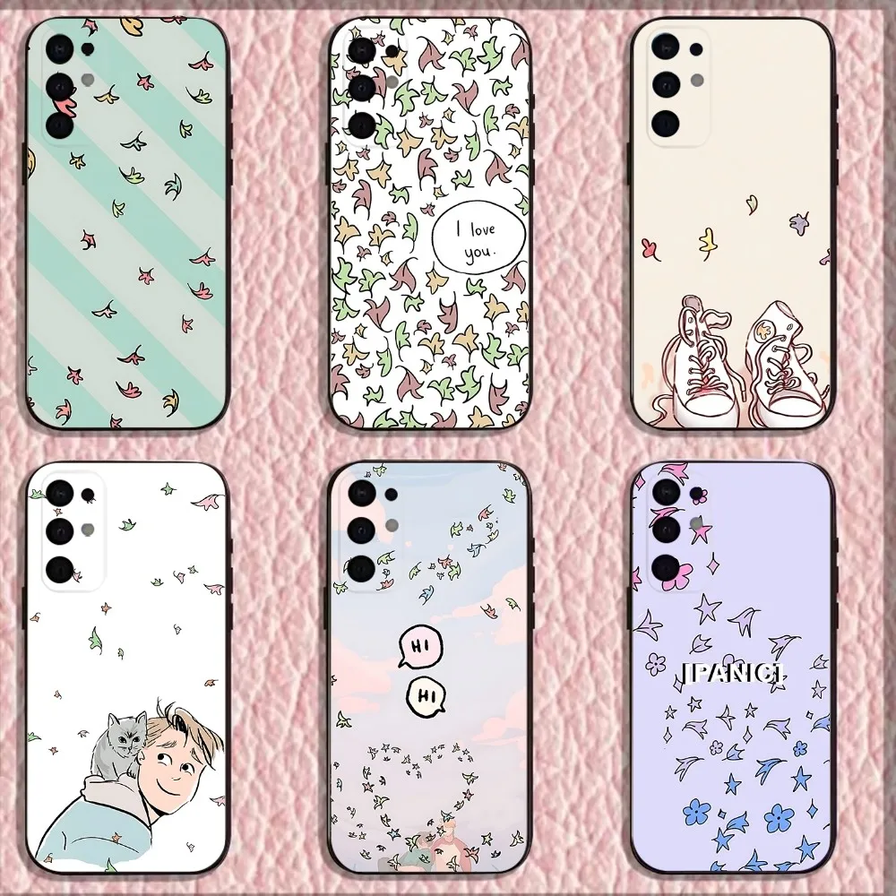 

Heartstopper Leaves Beautiful Phone Case For Samsung S25,S24,S21,S22,S23,S30,Ultra,S20,Plus,Fe,Lite,Note,10,9,5G Black Cover