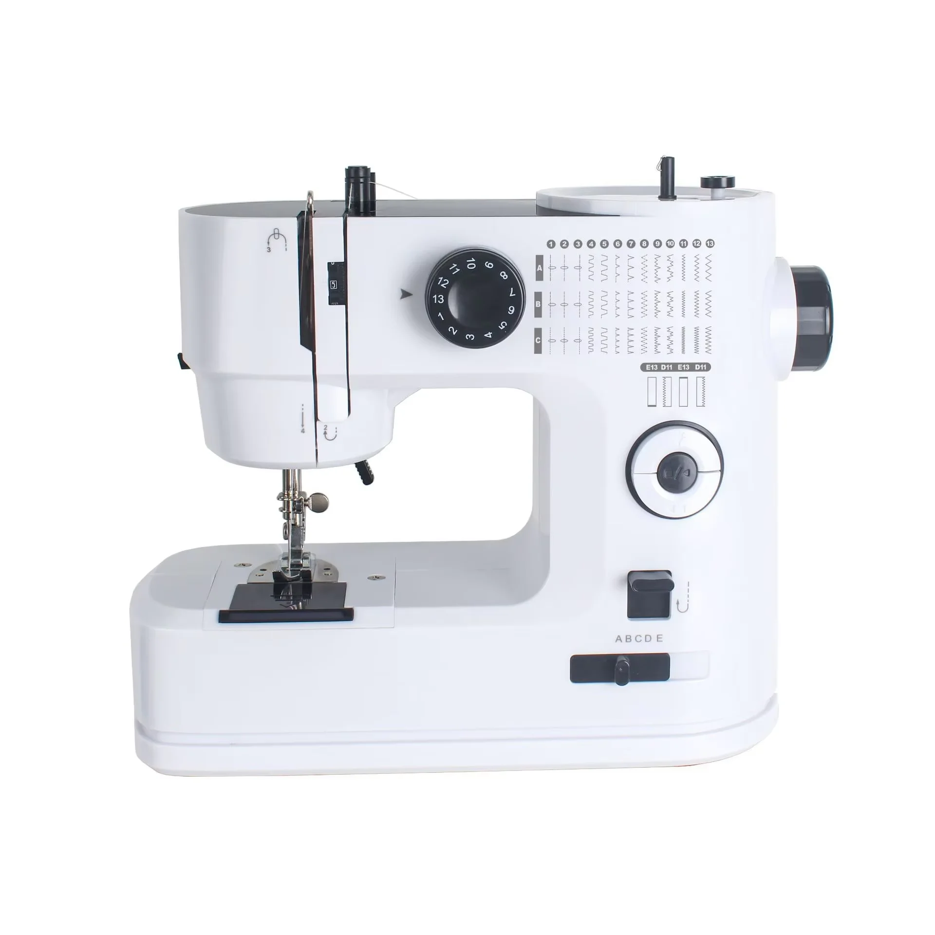 New Model FHSM-638 Double Needle Double Thread 40-Stitch Flat-Bed Household Multifunctional Sewing Machine For Home Use Lock