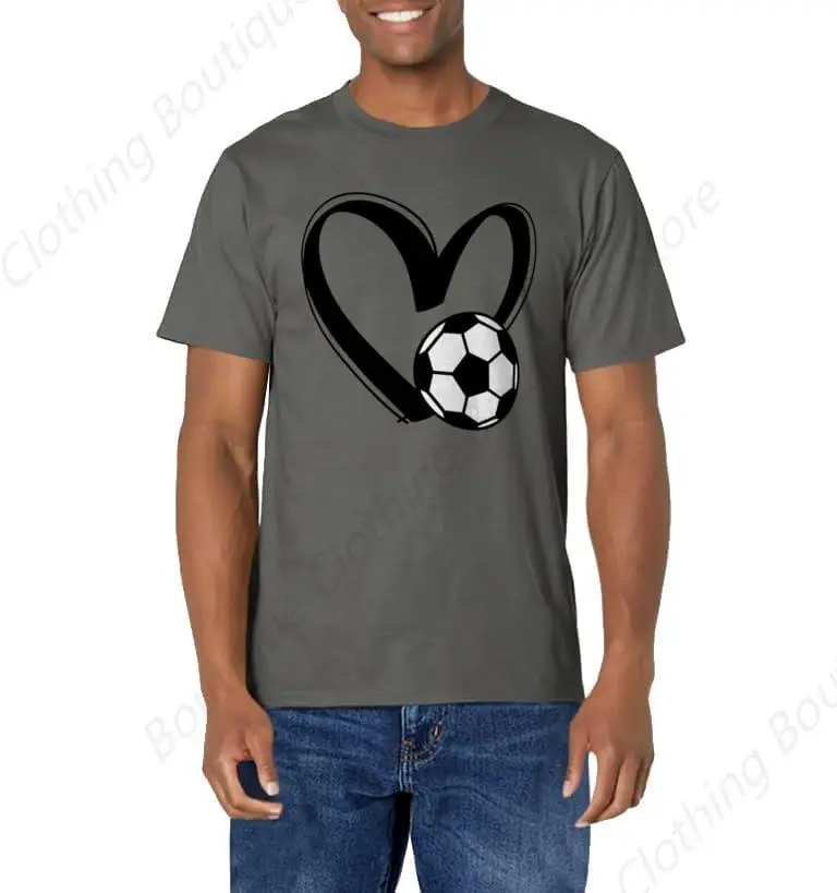 Soccer Ball Heart T-Shirt