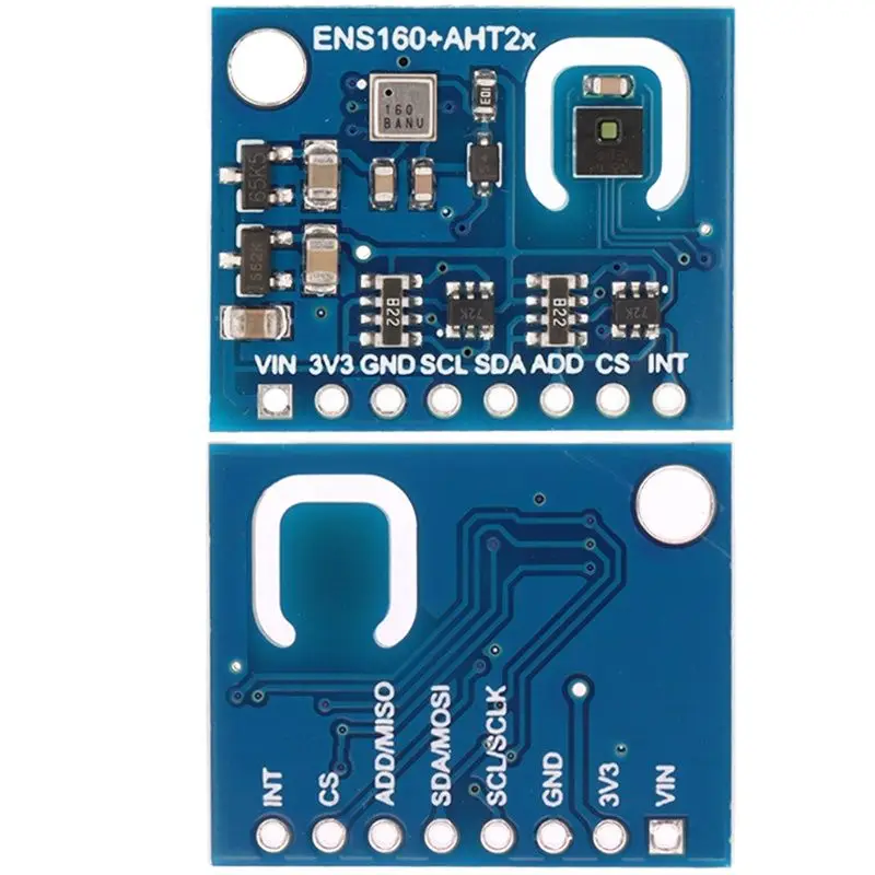 ENS160 AHT21 anidride carbonica CO2 eCO2 TVOC sensore di qualità dell\'aria e temperatura e umidità sostituire CCS811 per Arduino