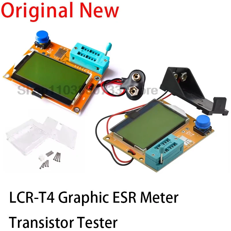 LCR-T4 ESR Meter Transistor Tester Diode Triode Capacitance SCR Inductance New M12 dropship