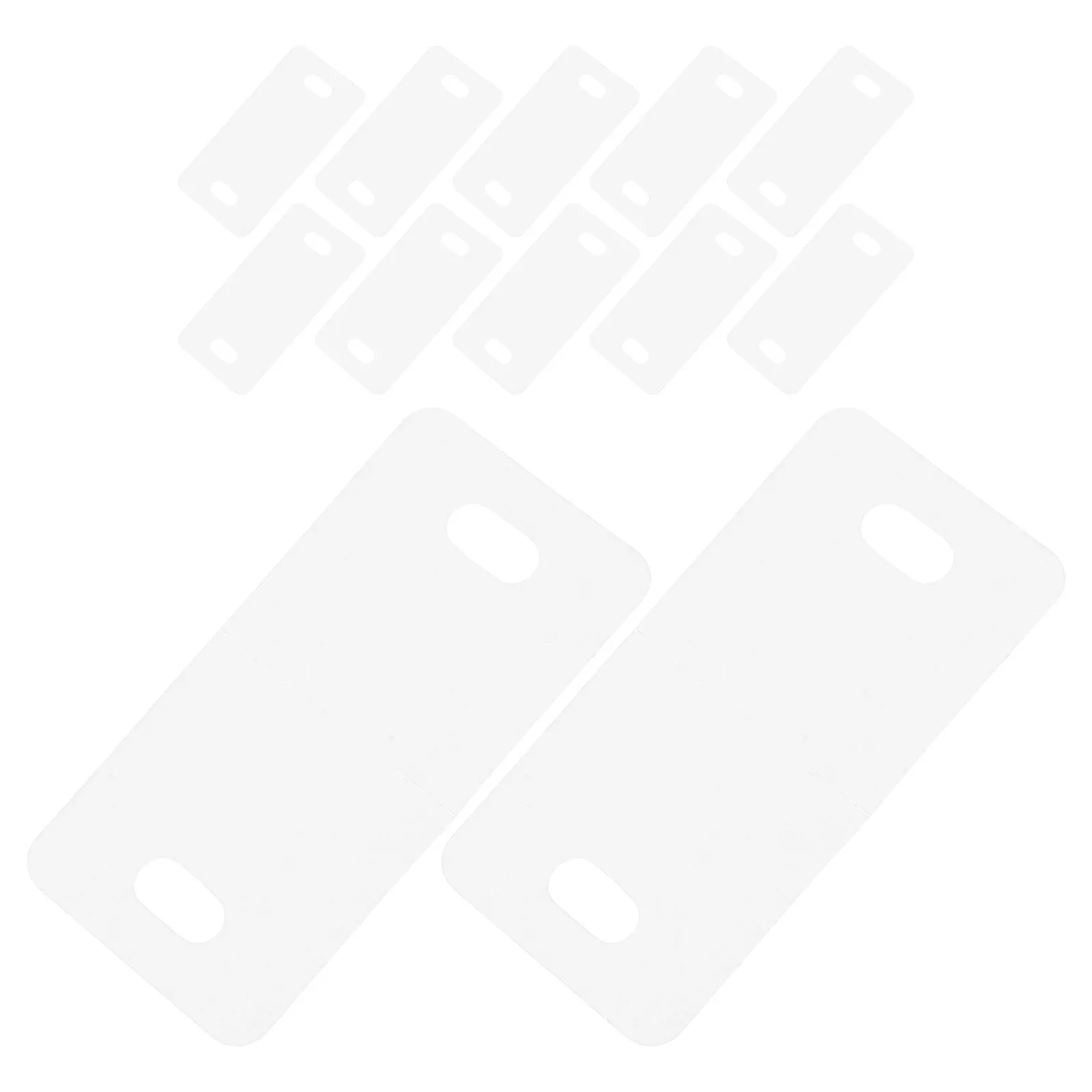 

12pcs Curtain Repair Clips For Vertical Horizontal Blinds Pvc Patch Fixer Easy No Tools Needed Replacement Slats Parts