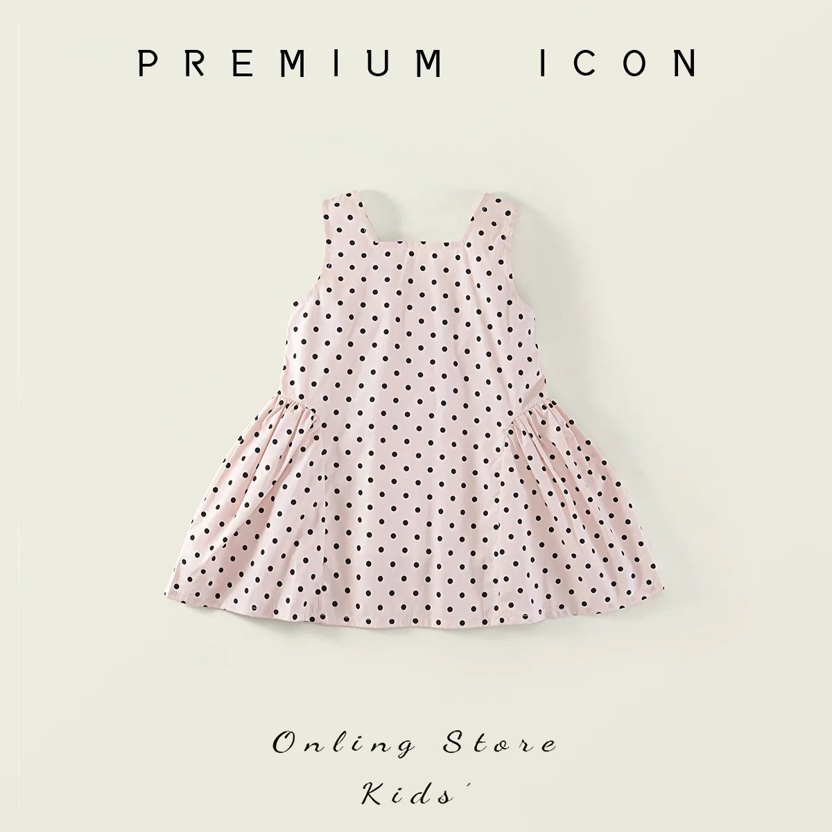 

YBFSKID Летнее детское платье в горошек для девочек, тонкое муслиновое платье с рюшами на талии, платье на бретельках для маленьких девочек, повседневное платье без рукавов для детей