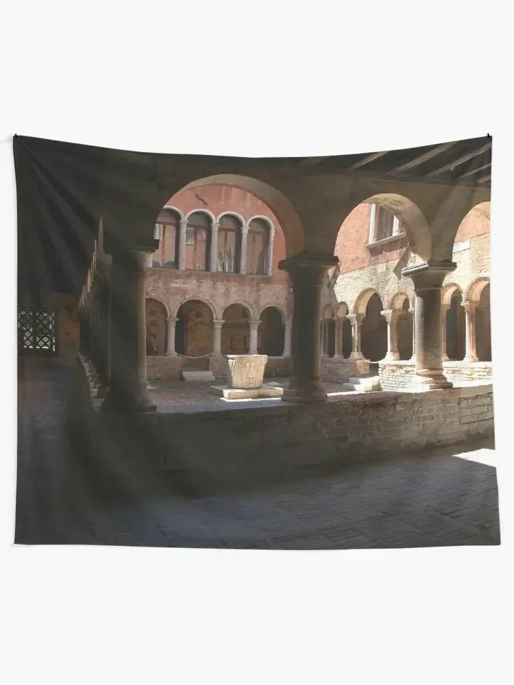 Cloister of Sant'Apollonia Tapestry Wall Art Wallpapers Home Decor Tapestry