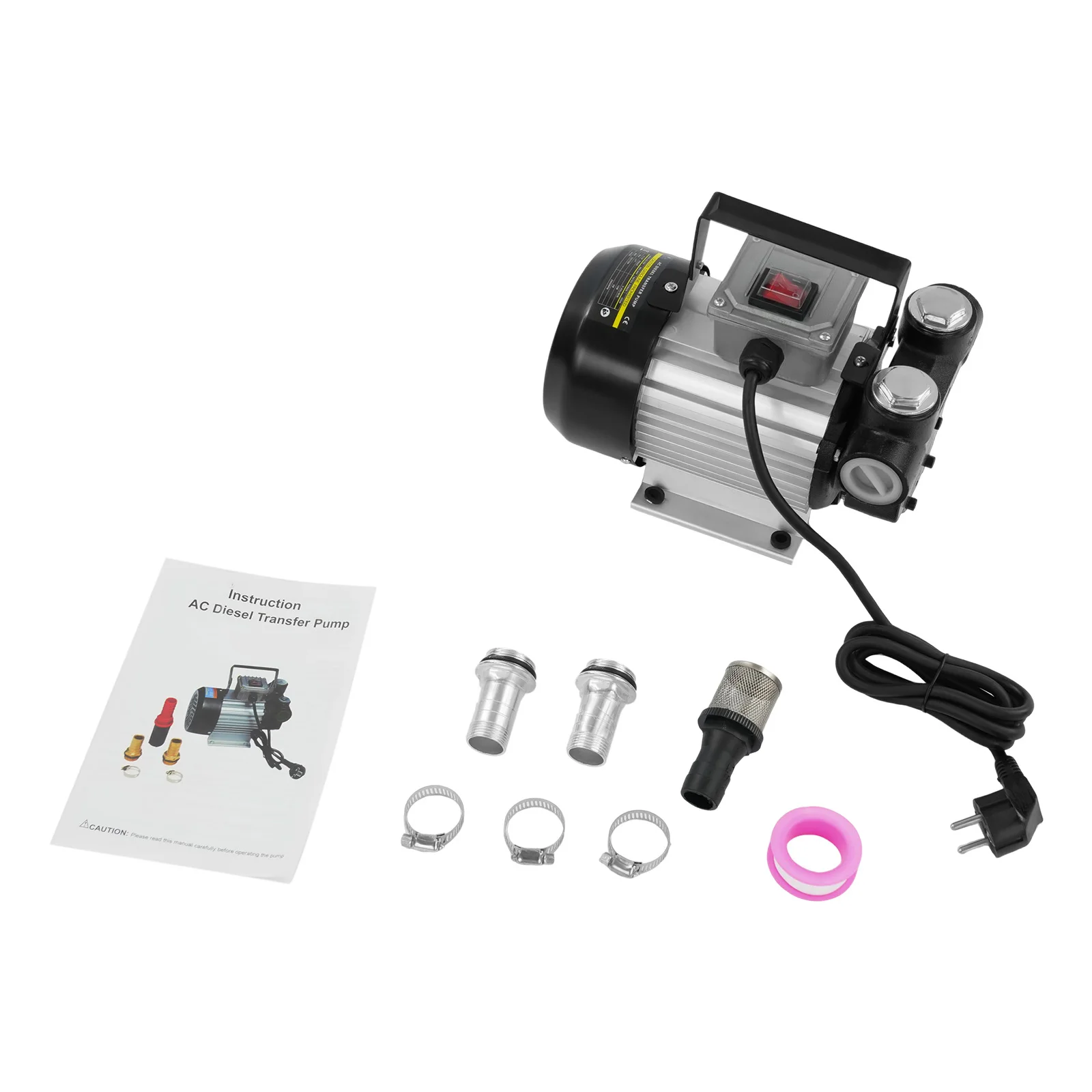 550W Diesel-Kraftstofftransferpumpe 20-60 L/Min DP60l Dieselpumpe 2800 U/min für Baggerbetankung/LKW-Betankung/Bootsbetankung – Detail 3
