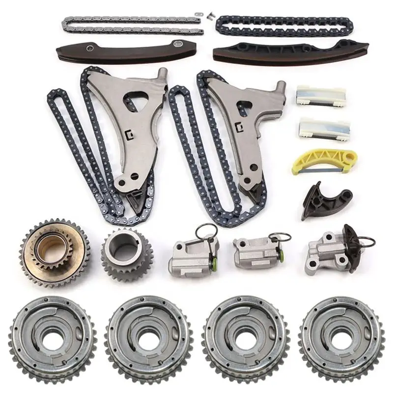 

YOUPARTS M278 CLS500 GLE500 E500 ML500 SL500 S500 4.7T V8 2780503716 2780503816 0009935576 Accessories Timing Chain Kit for