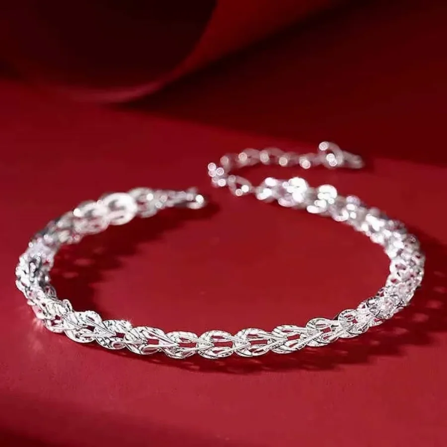 

2025 925 Silver Bracelet for Her European American Classic Glam High End Multiple Looks