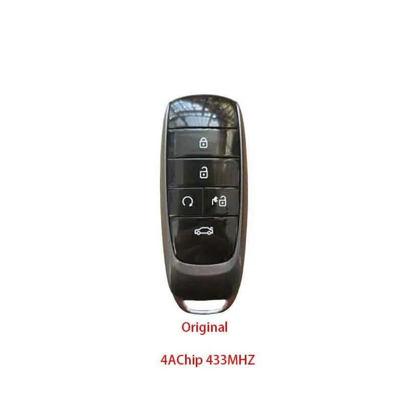 

Original Smart Fob Remote Control Car Key 4A Chip 433MHZ for GAC Motor for Trumpchi Aion Y Aion S AION V IA5 Keyless Go