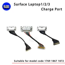 Microsoft Surface Laptop1/2/3 1867 Charge Port 1769 Charging Tail Plug 1872 M1089863 M1089864-004 M1019389-005