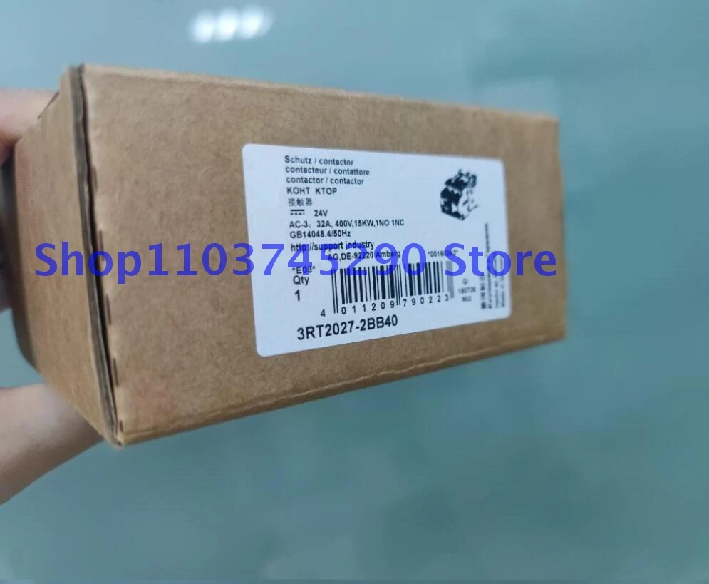 1PCS 3RT20272BB40 Power Contactor In Box Fast Shipping New Brand 3RT2027-2BB40 Original