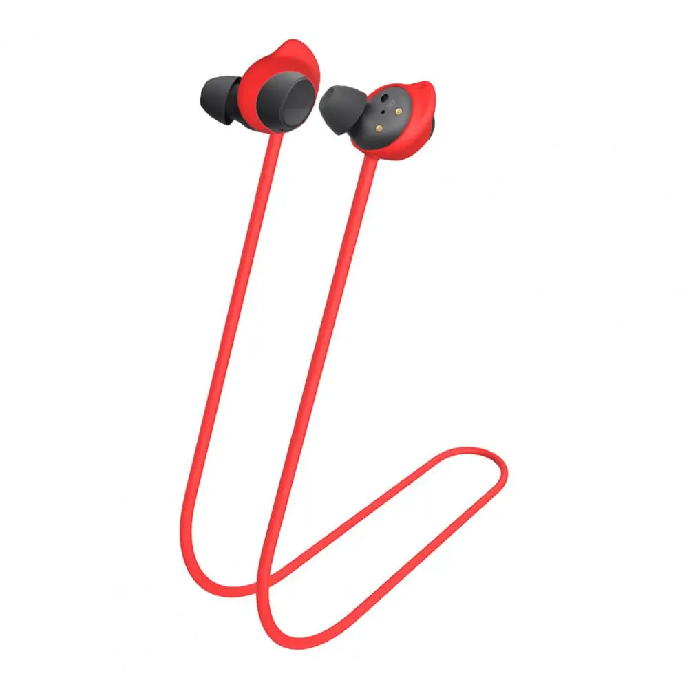 مكافحة خسر حبل ل غالاكسي براعم FE مكافحة خسر الرقبة حزام مقاوم للماء سماعة الحبل معلقة الرقبة تمديد حبل سماعات حزام #5