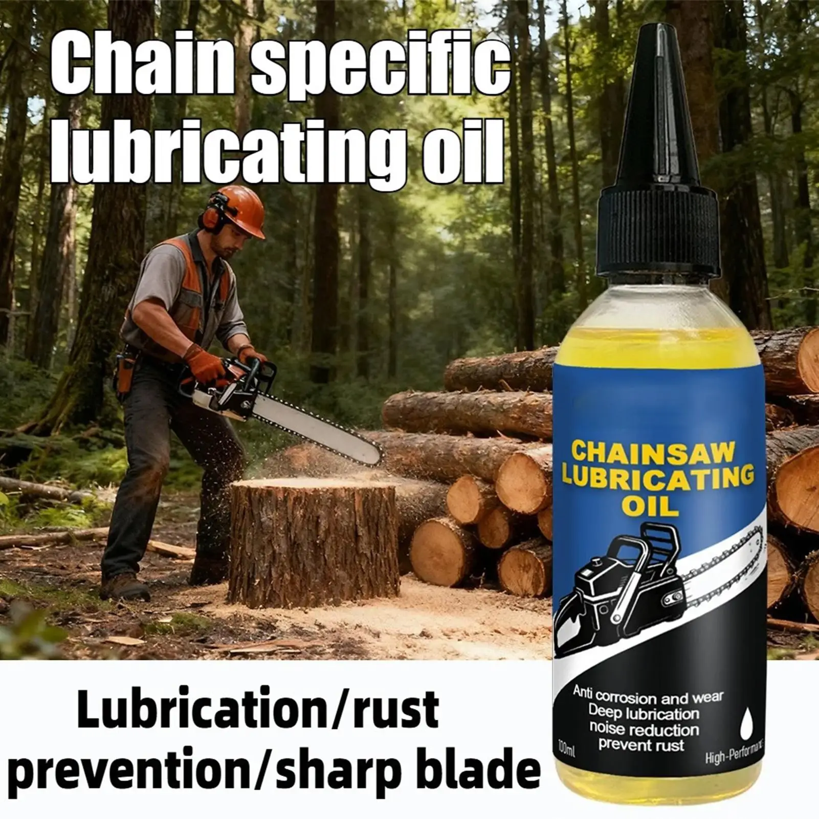 Chainsaw Lubricating Oil Chain Lubricant  for  Chainsaws  Deep  Lubrication  to  Reduce Noise and  Prevent  Rust  Professional