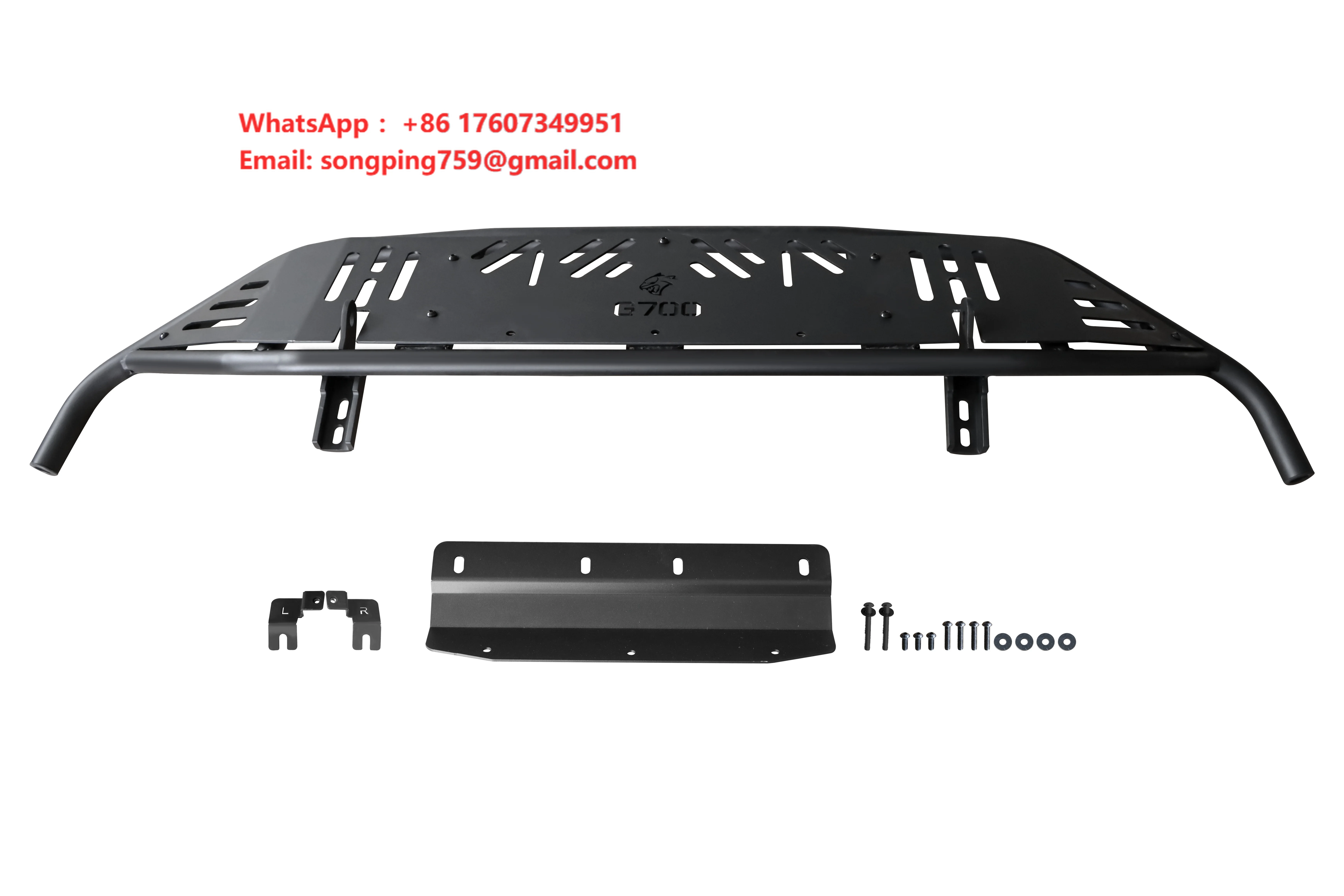 High Quality New Front Bumper Bull Bar Guard with 4 Spotlight for Chery Jetour G700 Accessories