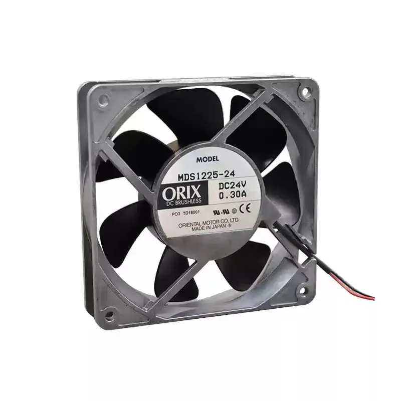 slider-mds1225-24-dc-24v-030a-12025-cooling-fan-120x120x25mm-metal-aluminum-frame-industrial-inverter-server-axial-fan